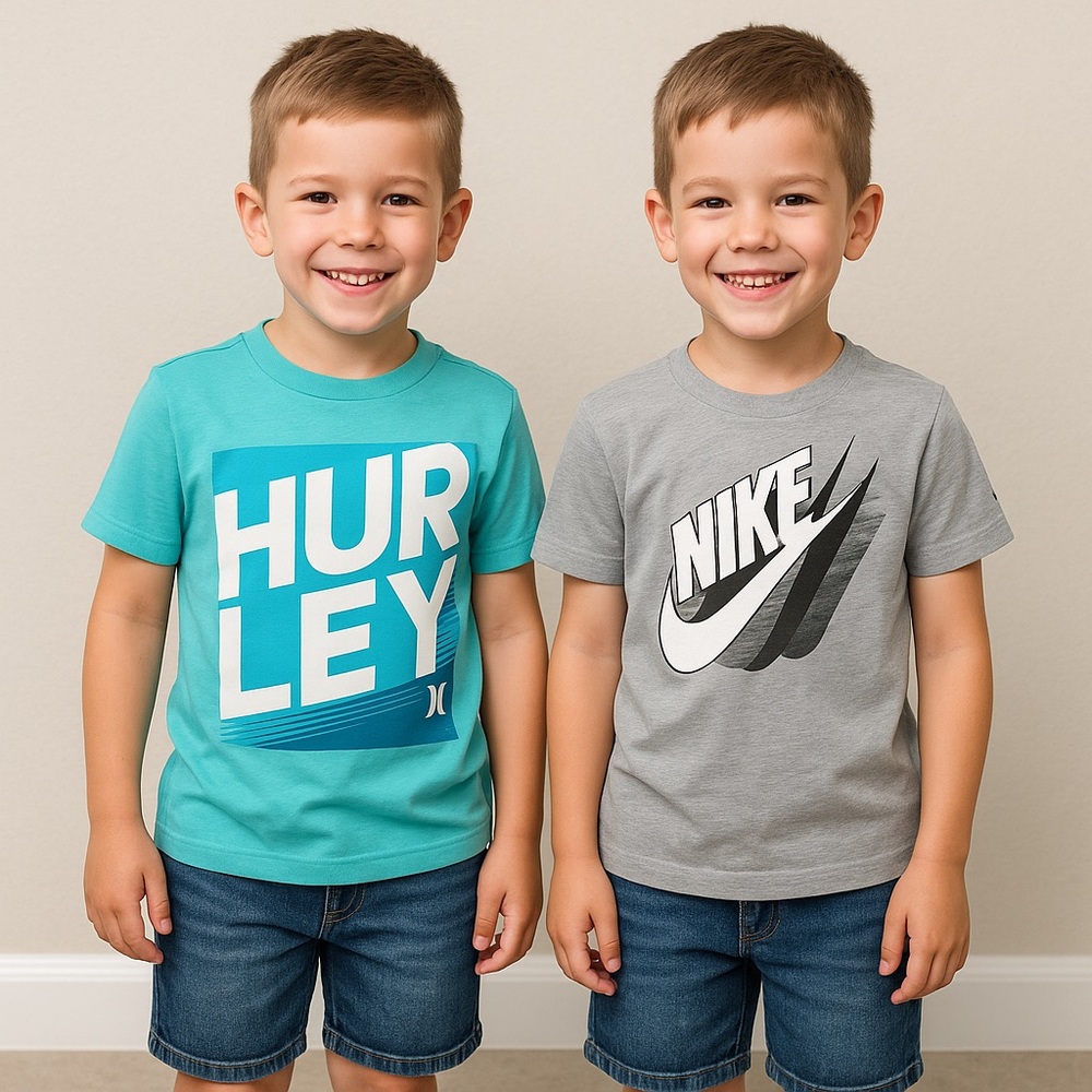 Hurley and Nike Short Sleeve Tee Casual Style
